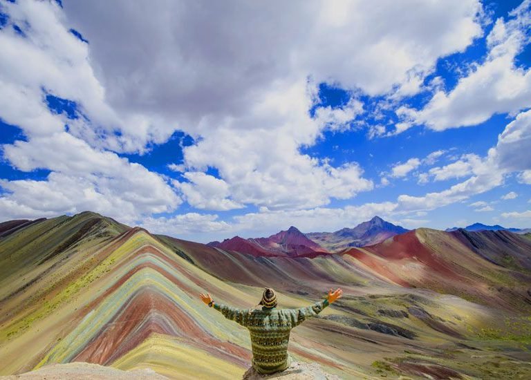 Rainbow Colorful Mountains